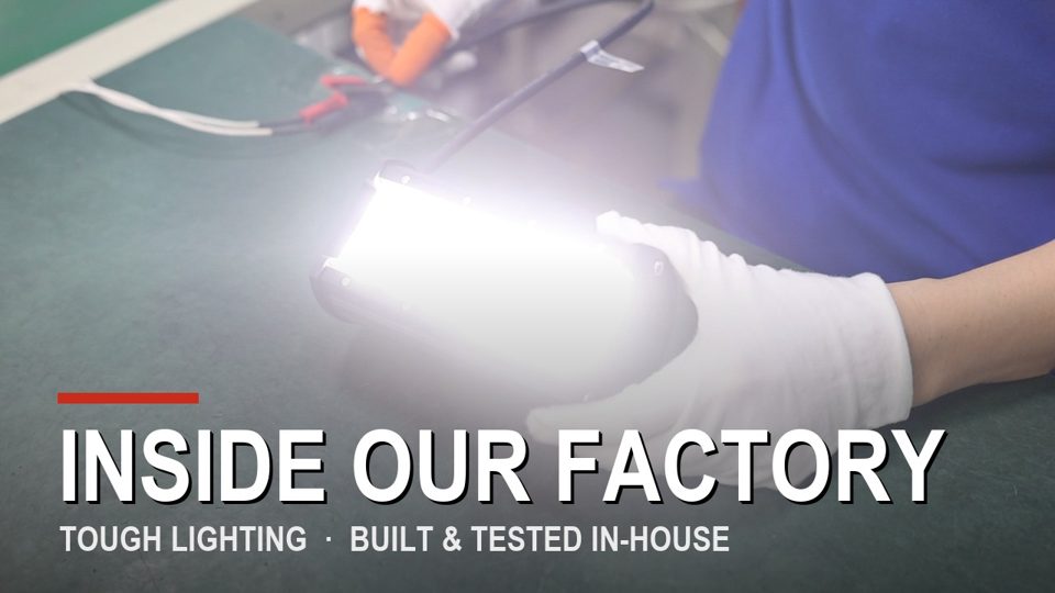 Inside the Tough Lighting factory — production and testing video