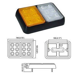 led truck trailer tail lights tl 278