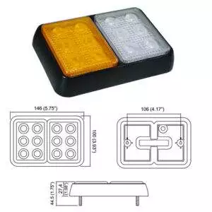 led truck trailer tail lights tl 278